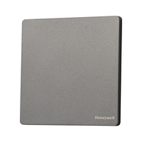 霍尼韦尔(Honeywell)开关插座面板超薄无框哑光86型 空白面板白板盖 睿翼T3云雾灰