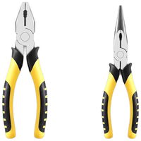 橙央老虎钳子工业级多功能套装万用钢丝剥线尖嘴斜口钳省力手工电工具