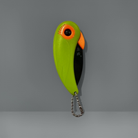 移动端：利瓷 绿色手柄黑色刀片小鸟刀 陶瓷刀 刃长7cm 刀柄长8cm