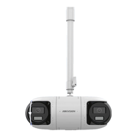 HIKVISIONHIKVISION海康威视监控器双摄像头800万全彩夜视360度全景室内外手机远程网线供电3R446WD-LT4MM