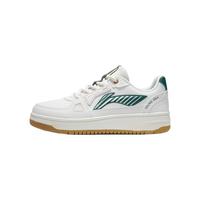 李宁童鞋儿童运动鞋板鞋男女大童小白鞋减震休闲鞋YKCS096 云雾白-63 37