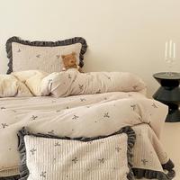 格思顿 牛奶丝绒四件套2024新款床套加厚高端秋冬床上用品