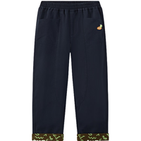 马骑顿MQD男童25冬户外工装裤保暖登山裤休闲裤儿童裤子 藏青 150