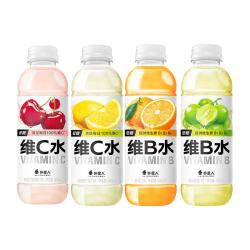 alienergy 外星人维C水维B水饮料vc水饮品瓶低糖低卡0脂维生素整箱装 500ml 维C水+维B水
