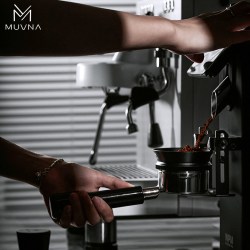 MUVNA 磁吸接粉环 意式咖啡机手柄 51/53/58mm 深灰色/极夜黑/不锈钢