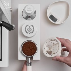MUVNA 提莫针式布粉器 意式咖啡布粉器 51mm 夜幕黑