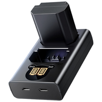 绿联3C认证NP-FZ100相机电池充电器适用索尼sony a7m4/a7c2/a7m3/A6700/a9m3/a7r4/a7r5/a9/ZV-E10二代