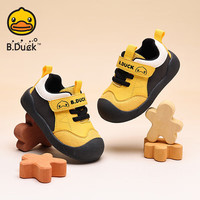  B.Duck/小黄鸭 软底防滑透气 儿童学步鞋  18 码 脚长12.5-13.0cm 黄/黑/米