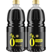 千禾 0添加酱油 特级味极鲜酿造生抽 1.52kg2瓶装