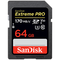  闪迪 Sandisk  SDSDXXY SD存储卡 64GB（UHS-I、V30、U3）+读卡器