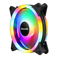 Huntkey 航嘉 EVESKY Huntkey 航嘉 GS120 流星 炫彩版 120mm 机箱散热风扇 单个装 黑色