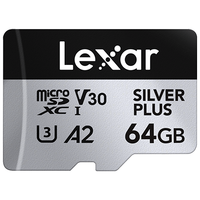 Lexar/雷克沙 读205MB/s 写100MB/s MicroSD卡 64GB