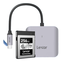 Lexar/雷克沙 高速读写 数码相机存储卡套装+读卡器  256GB