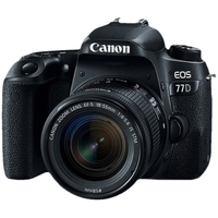 佳能 EOS 77D 800D 入门级单反相机 高清旅游家用照相机  店保三年77D18-200is 原厂一镜走天下 标配出厂配置