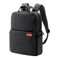 ELECOM 宜丽客 日本 单反相机包 双肩时尚旅行数码专业摄影摄像微单背包男女书包大容量佳能索尼蓝色L码