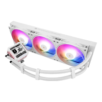 利民360水冷 雷神之锤寒冰装甲支持LGA1700一体式水冷散热器IPS液晶屏 FW360 ARGB MEW寒冰装甲PRO 白色