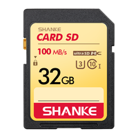 SHANKE/闪客 高速SD卡100M/S U3 相机内存卡  32GB