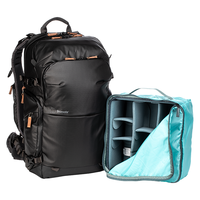 Shimoda摄影包 explore翼铂v2双肩户外旅行专业背负单反相机包E30黑色中号微单内胆套装520-156 E30黑色套装(中号微单内胆)