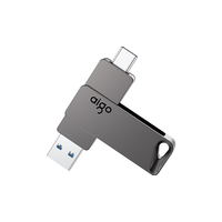 爱国者（aigo）128GB大容量 220MB/s USB3.2 Type-C双接口手机U盘A23 商务办公学习 通用优盘