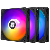 Thermalright 利民 TL-C12CW-S ARGB 120mm 机箱散热风扇 黑色 3个装