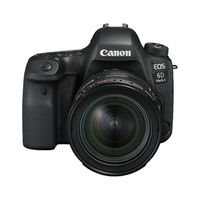 Canon 佳能 EOS 6D2 全画幅 数码单反相机 黑色 EF 24-70mm F4 IS USM 变焦镜头 单镜头套机