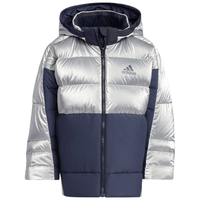 阿迪达斯 (adidas)儿童羽绒服 运动保暖 连帽运动羽绒服 H40338