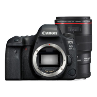 佳能（Canon）6d2全画幅单反相机 4k数码视频vlog 6D Mark II专业单反相机 6D2+EF100/2.8L IS USM微距镜头 标配【不含内存卡基础配件 加购套餐】
