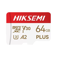 HIKVISION 海康威视 D10 PLUS microSD存储卡 64GB(V30、U3、A2)