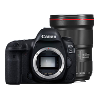  Canon/佳能 4K高清视频 全画幅单反相机套装+16-35 2.8L 三代镜头+佳能卡+多种滤镜+双包+专业三脚架  单镜头套机 16-35mm F2.8