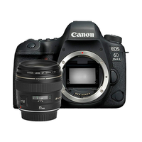 Canon 佳能 EOS 6D2 全画幅 数码单反相机 黑色 EF 85mm F1.8 USM 定焦焦镜头 单镜头套机