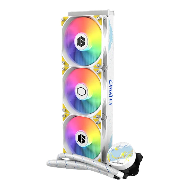  COOLER MASTER/酷冷至尊 增大冷头铜底 CPU水冷散热器 多平台扣具 ARGB效能扇