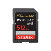 闪迪 读速300MB/s SD存储卡  512GB