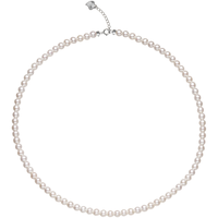 大溪地 小米珠珍珠项链强光淡水珍珠锁骨链叠戴颈饰S925银扣（珍珠4-5mm）