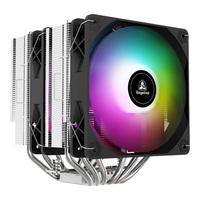  Segotep/鑫谷 纯铜镀镍6热管 CPU塔式散热器 纯铜镀镍6热管 双塔矩阵 热管直触设计 双平台全金属扣具  风冷