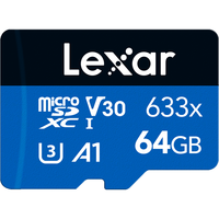 Lexar/雷克沙 读100MB MicroSD卡 64GB
