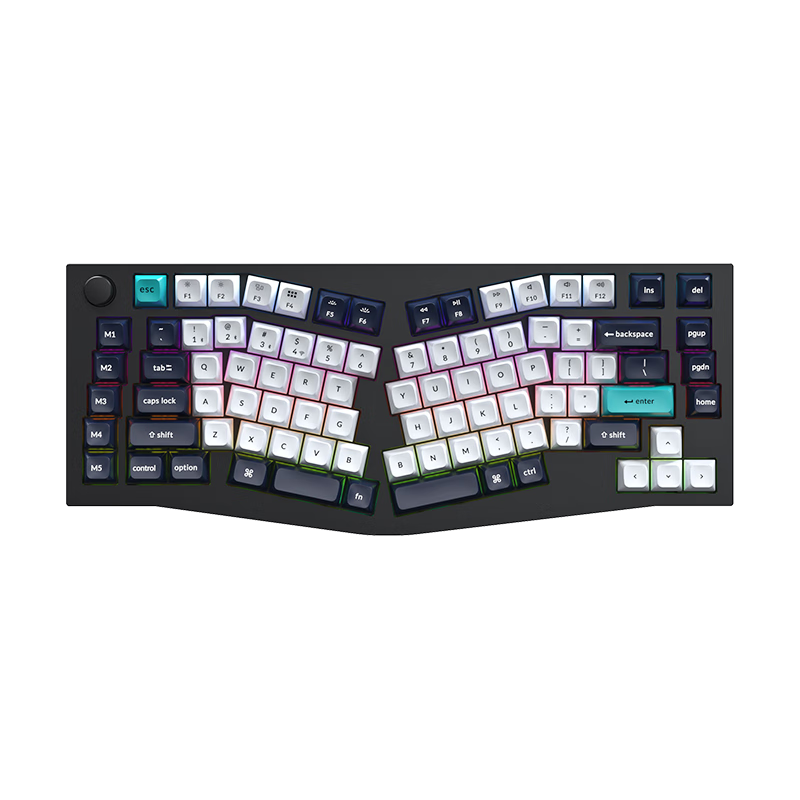  Keychron QMK/VIA开源改键 机械键盘  黑色 RGB