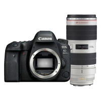 Canon 佳能 EOS 6D2 全画幅 数码单反相机 黑色 EF 70-200mm F2.8 III USM 变焦镜头 单镜头套机