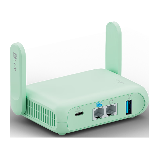 GL.iNet GL·INET路由器MT3600BE无线千兆软路由 双2.5G网口  家用高速带USB3.0  双2.5G网口