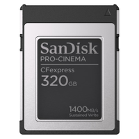 闪迪 Sandisk PRO-CINEMA CFexpress 存储卡 320GB(1700MB/s)