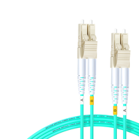 博扬 万兆多模光纤跳线lc-lc 1米 OM3-300双芯尾纤 Φ2.0阻燃低烟无卤光模块专用跳纤光纤线BY-W1552M