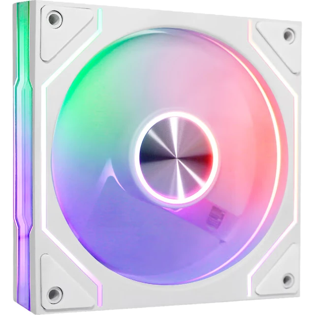 G-PARTNERS棱镜4pro棱镜6pro积木风扇电脑机箱风扇散热集线控制器12cm白色argb静音神光同步PWM温控幻境 棱镜X1黑色正向【盒装】