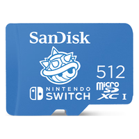 闪迪 512GB TF（MicroSD）内存卡 U3 4K高清视频  读速100MB/s Nintendo Switch任天堂授权