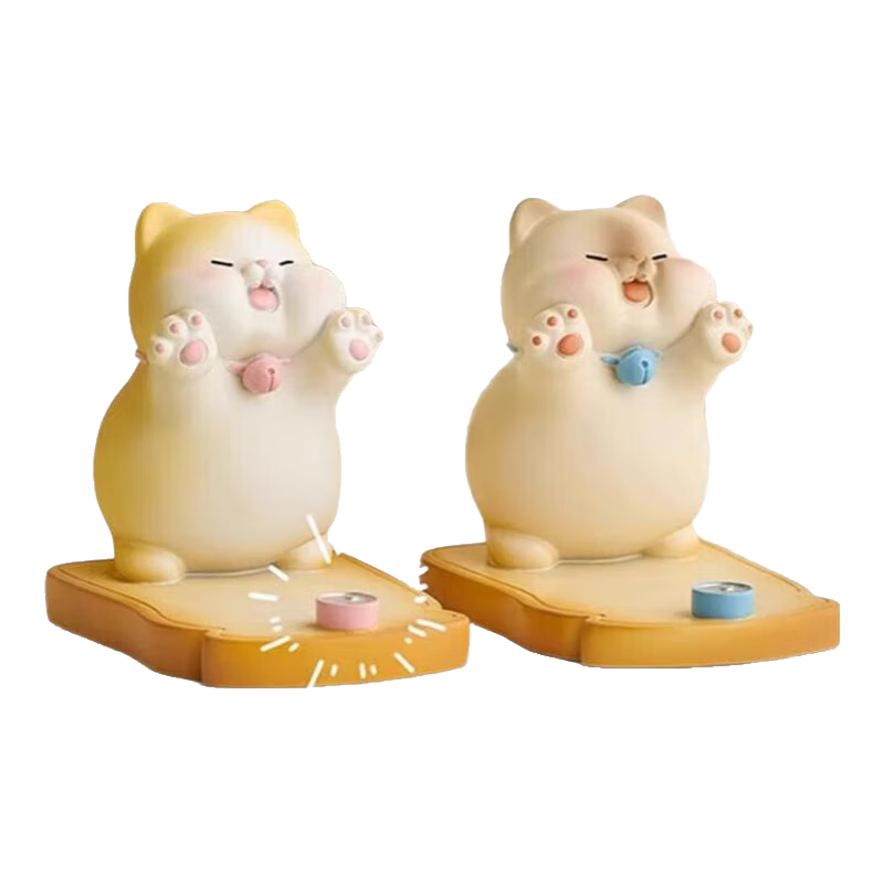  简木格 可爱猫咪 手机支架  橘