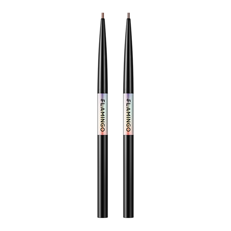  FLAMINGO/火烈鸟 防水防汗不易脱色 女士眉笔  1#烟灰 0.2g