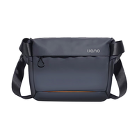 绿巨能（llano）相机单肩包休闲摄影包微单相机保护单肩包适用索尼佳能富士单反斜跨防水防刮摄影镜头内胆收纳 捕影|防水pu皮革包