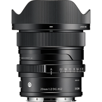  SIGMA/适马 Contemporary系列 便携 广角镜头  单镜头套机 黑色 20mm F2