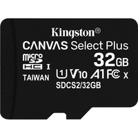 Kingston 金士顿 SDCS2 Micro-SD存储卡 32GB(UHS-I、V10、U1、A1)+读卡器