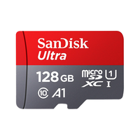 闪迪 Sandisk 至尊高速移动系列 Micro-SD存储卡 128GB(USH-I、U1、A1)