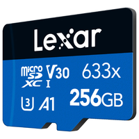 Lexar 雷克沙 633x Micro-SD存储卡 256GB(UHS-I、V30、U3、A1)