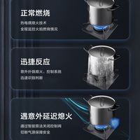 华帝燃气灶家用天然气双灶具双眼灶台大火力猛火灶5.2KW台嵌两用